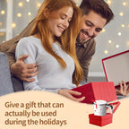 Automatic Magnetic Auto Stirring Cup, Temperature Display Travel Tumbler Car Cup For Milk Chocolate Mocha, Creamy White