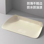 Leather Pet Placemat, Cat Bowl Mat, Semi-enclosed Thickened Anti-slip, Waterproof and Oil-proof Cat and Dog Mat