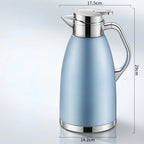 2L Coffee Thermos 316 Stainless Steel Vacuum Flasks Large Capacity Insulated Hot Water Bottle Cold Retention Tea Jug