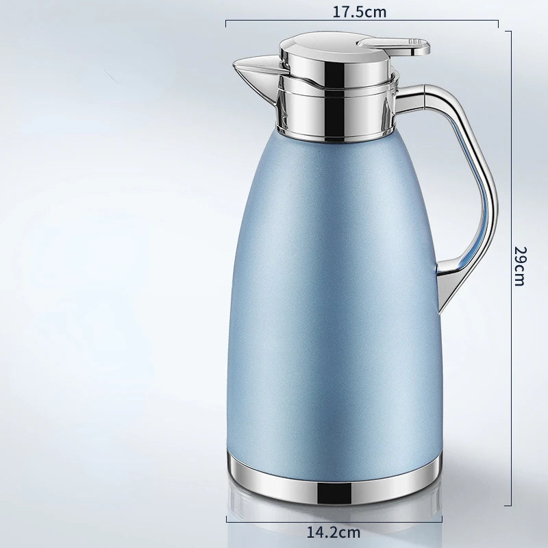 2L Coffee Thermos 316 Stainless Steel Vacuum Flasks Large Capacity Insulated Hot Water Bottle Cold Retention Tea Jug