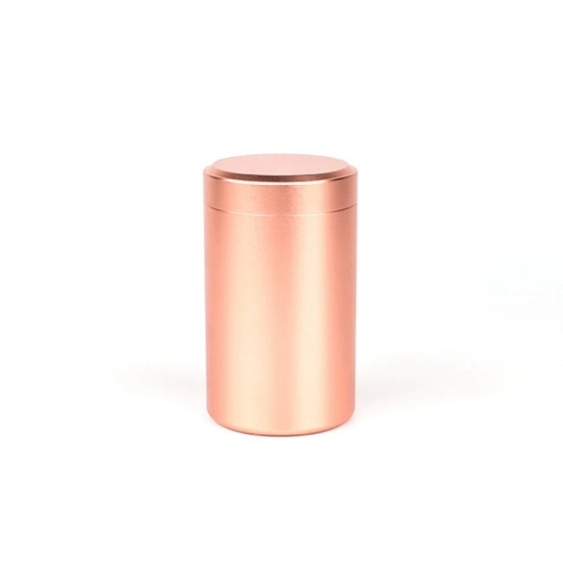 140ml Multi-Functional Mini Metal Cans Airtight Smell Proof Aluminum Stash Jar Storage Container Coffee Beans Box Pill Box
