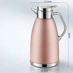 2L Coffee Thermos 316 Stainless Steel Vacuum Flasks Large Capacity Insulated Hot Water Bottle Cold Retention Tea Jug