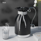 Light Luxury Red Liner Plastic Thermos Flask 1L Home Long-lasting Thermos Flask for 48 Hours