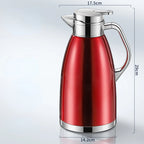 2L Coffee Thermos 316 Stainless Steel Vacuum Flasks Large Capacity Insulated Hot Water Bottle Cold Retention Tea Jug