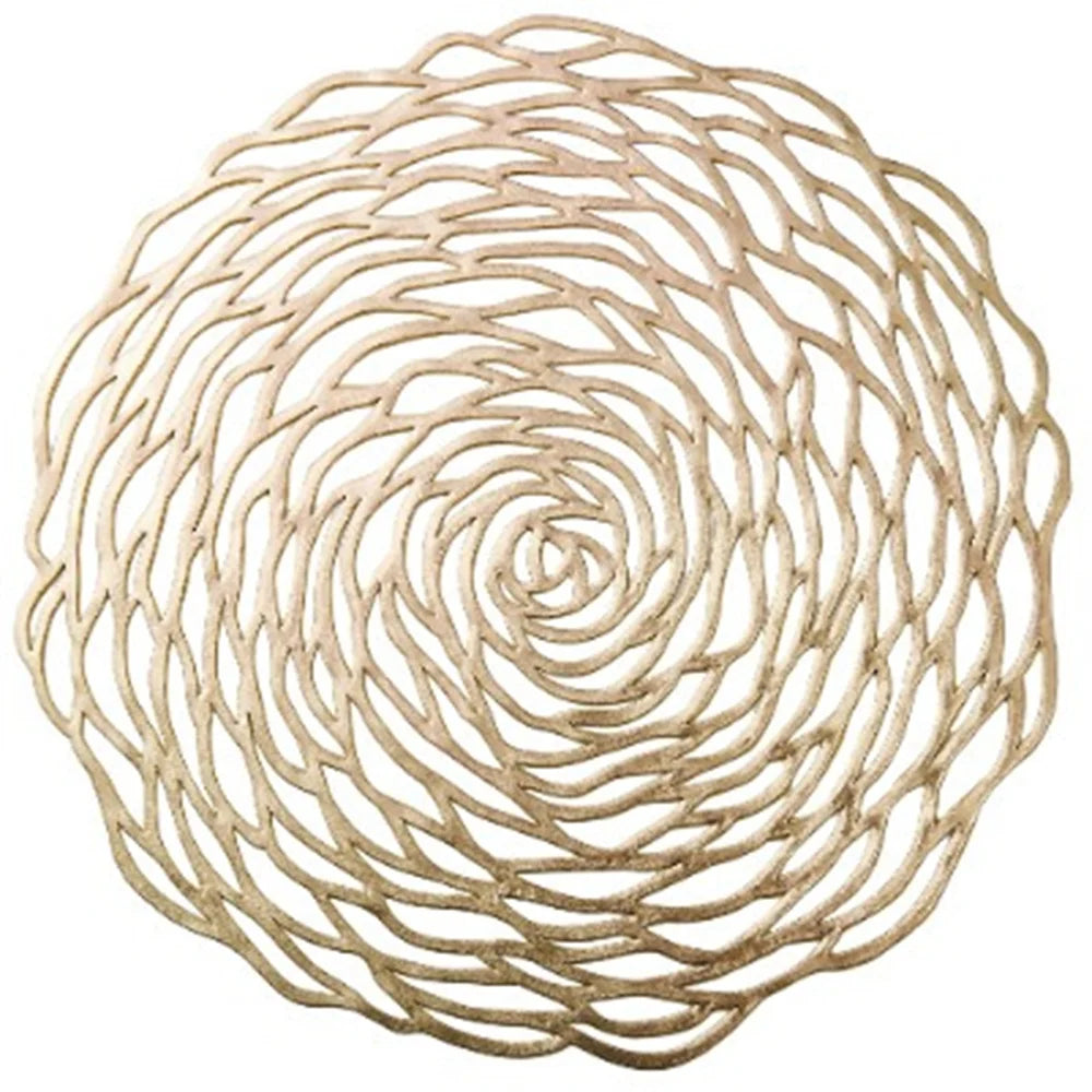 Braided Placemats 38CM Table Mats for Dining Tables Christmas Halloween Woven Washable Non-Slip Place mats