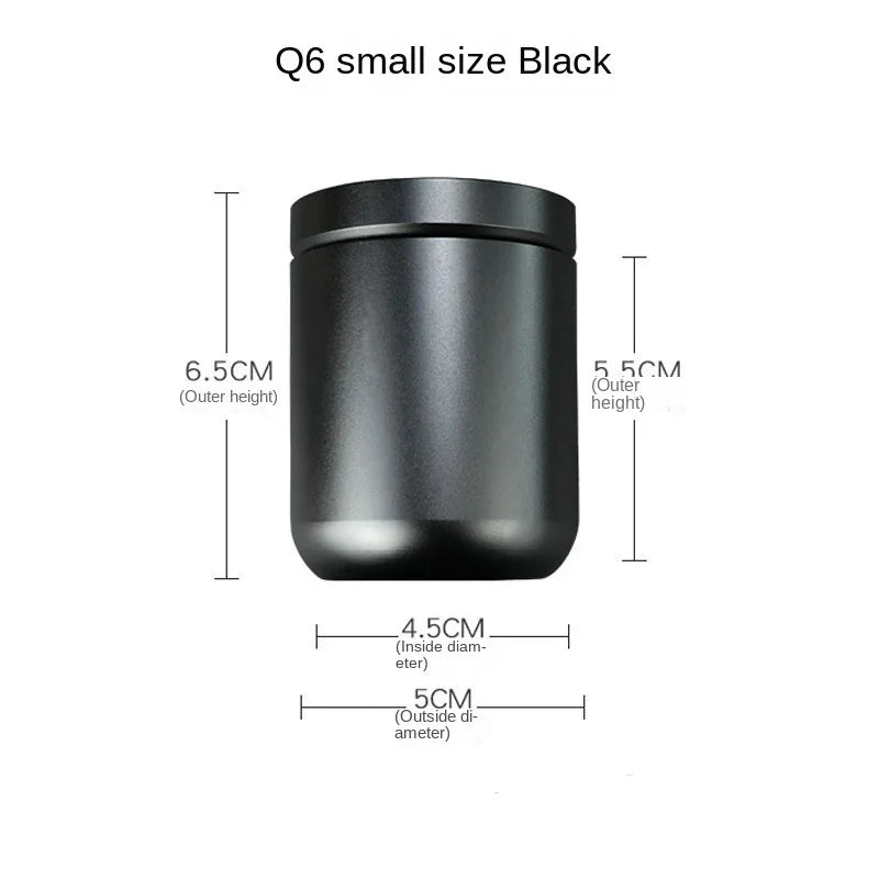 Aluminum Alloy Portable Storage Jar Waterproof and Moisture-proof Sealed Box Tea Can Waterproof Warehouse Small Medicine Box