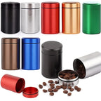 140ml Multi-Functional Mini Metal Cans Airtight Smell Proof Aluminum Stash Jar Storage Container Coffee Beans Box Pill Box