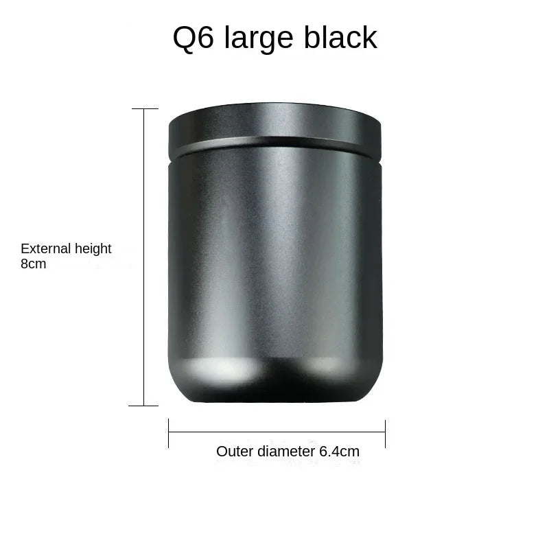 Aluminum Alloy Portable Storage Jar Waterproof and Moisture-proof Sealed Box Tea Can Waterproof Warehouse Small Medicine Box