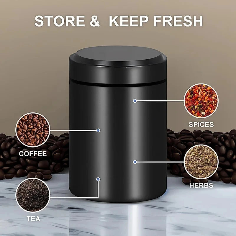 140ml Multi-Functional Mini Metal Cans Airtight Smell Proof Aluminum Stash Jar Storage Container Coffee Beans Box Pill Box
