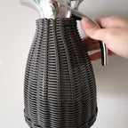 Serve Tea In Style Elegant Rattan Thermos Tea Carafe Safety And Reliable Coffee Thermal Carafe