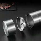 Double Lid Airtight Stainless Steel Tea Jar Sealed Storage Container Food Packaging Canister Candy Snack Box Coffee Cookie