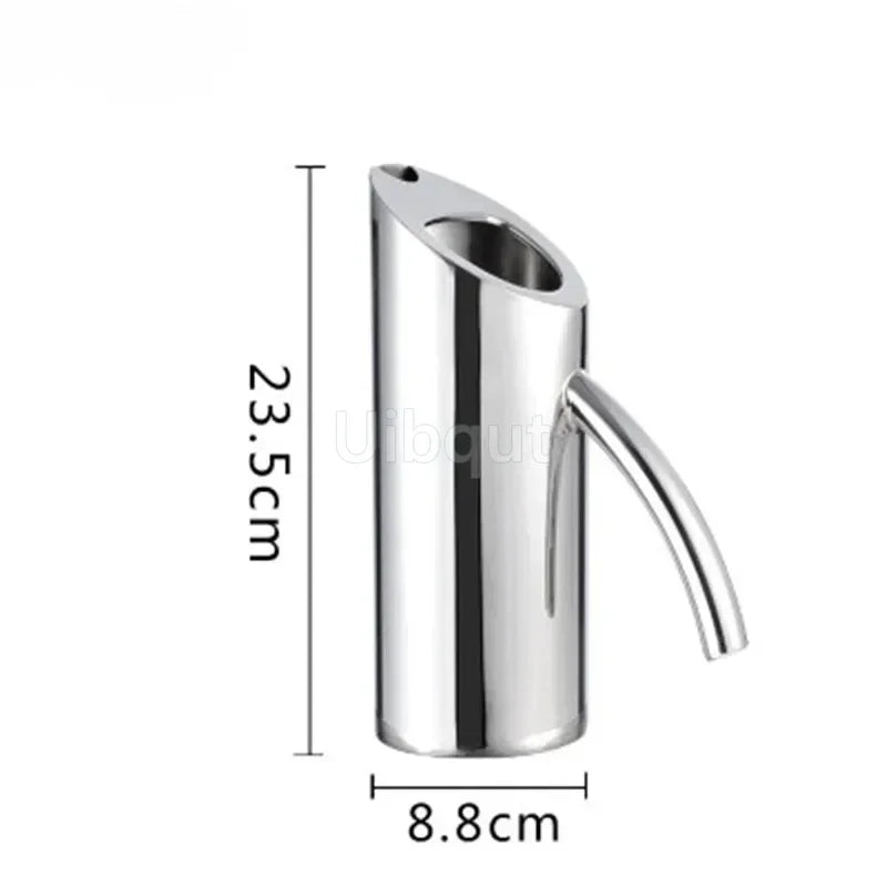 Golden gold Stainless Steel Ice Cold Freeze Water Pot Kettle wine BEER JAR Bar Fruit Juice Pitchers Red Wine Divider Containers