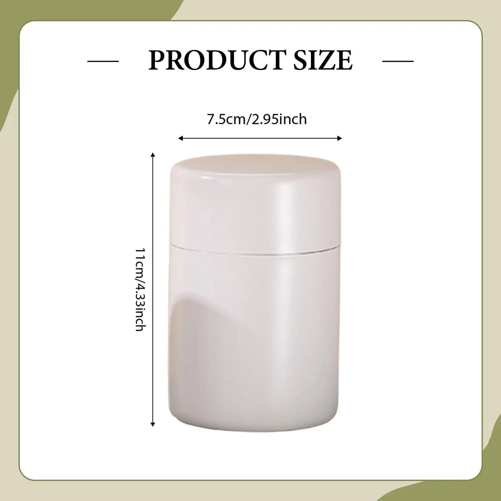 Tea Tin Canister Tin Can Leakproof Multipurpose Desk Kitchen Container Stainless