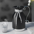 Light Luxury Red Liner Plastic Thermos Flask 1L Home Long-lasting Thermos Flask for 48 Hours